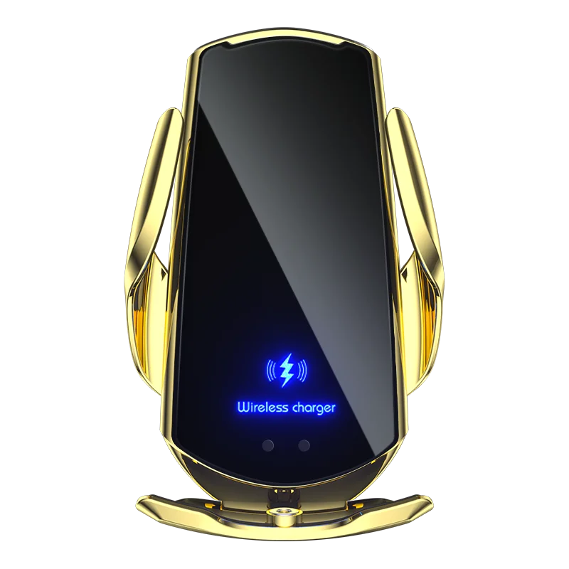 3 in 1 Fast Charging Auto-Clamping Car Phone Holder, Wireless Charger and Magnetic Charger