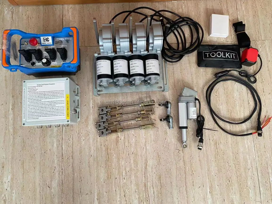 construction machinery partshydrsulic remonte control 4 way hydraulic wireless control system