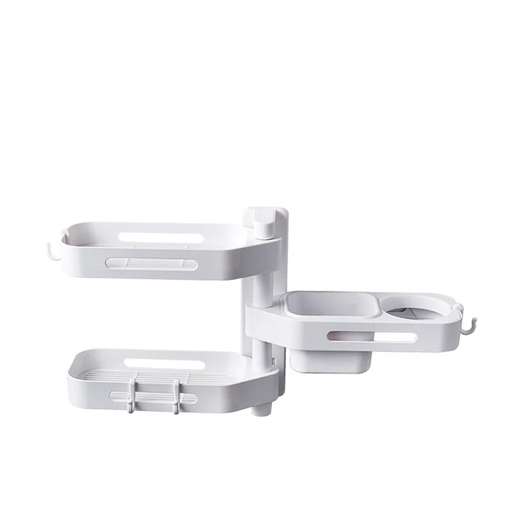 Professional Manufacture Shelves Storage Bathroom Shelf Wall mounted Plastic Bathroom Shelf