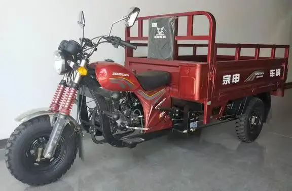 Hot Selling Motorcycle Motorized 150cc 200cc Engine Cargo Tricycle Petrol Tricycle Zongshen Cheap 250cc Gasoline Tricycle