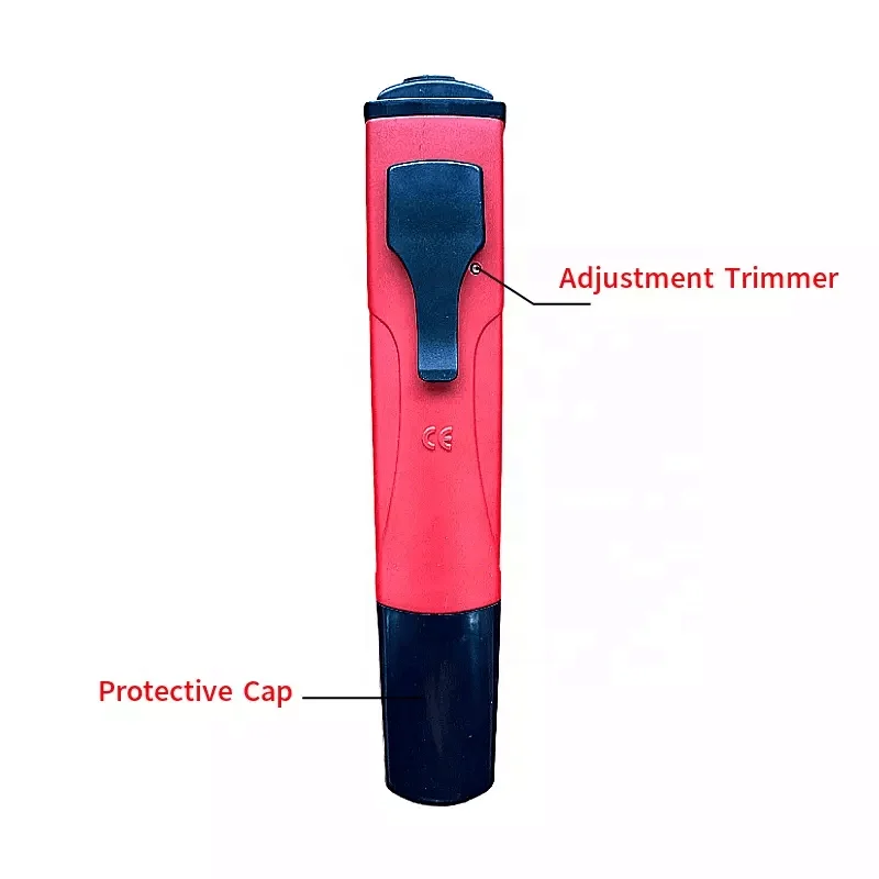 High Accuracy Pen Type PH Meter With Temperature Display water ph mete for swimming pool fish pond