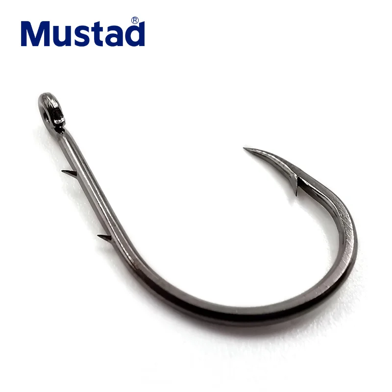 Двойной рыболовный крючок Mustad 100% для пресноводной рыбалки с отверстием назад 1 #-9 # 10757SP-BN