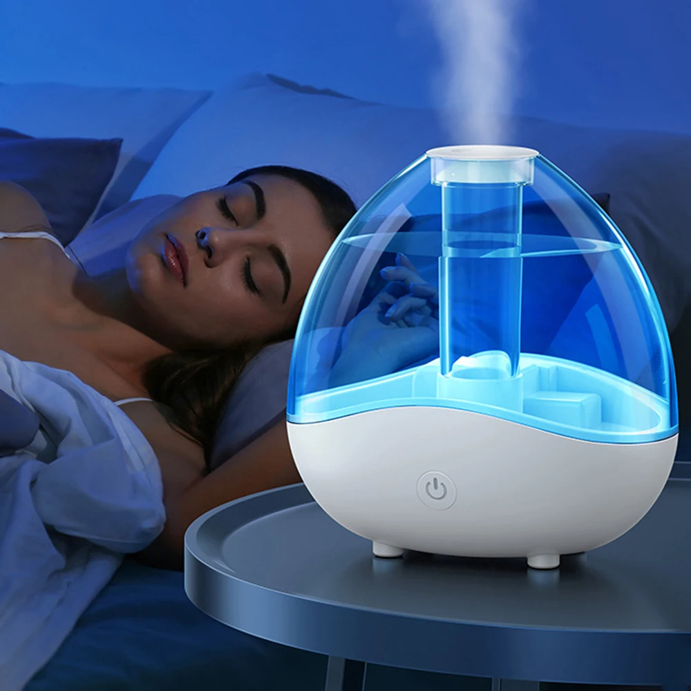 2024 new Style Ultrasonic 1.5L  Humidifier China Silent Air Cleaner Filter Desktop Mini Portable Home Air Purifier Humidifier