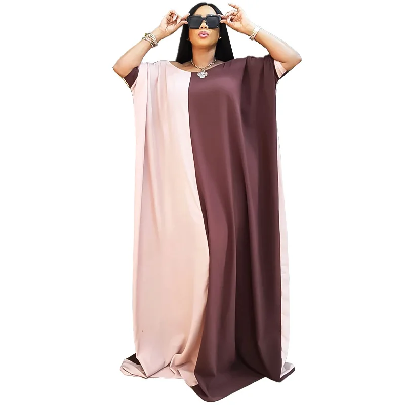 2022 New Dashiki Robes Summer Fashion Print Ladies Clothing African Clothes for Women Casual Dress