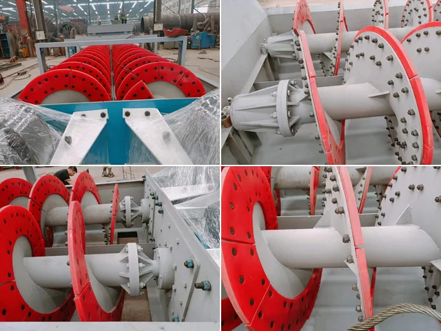 Large Capacity 15-150 T/H Silica Sea Sand Washing Machine Maximum Removal of Moisture in the Materials