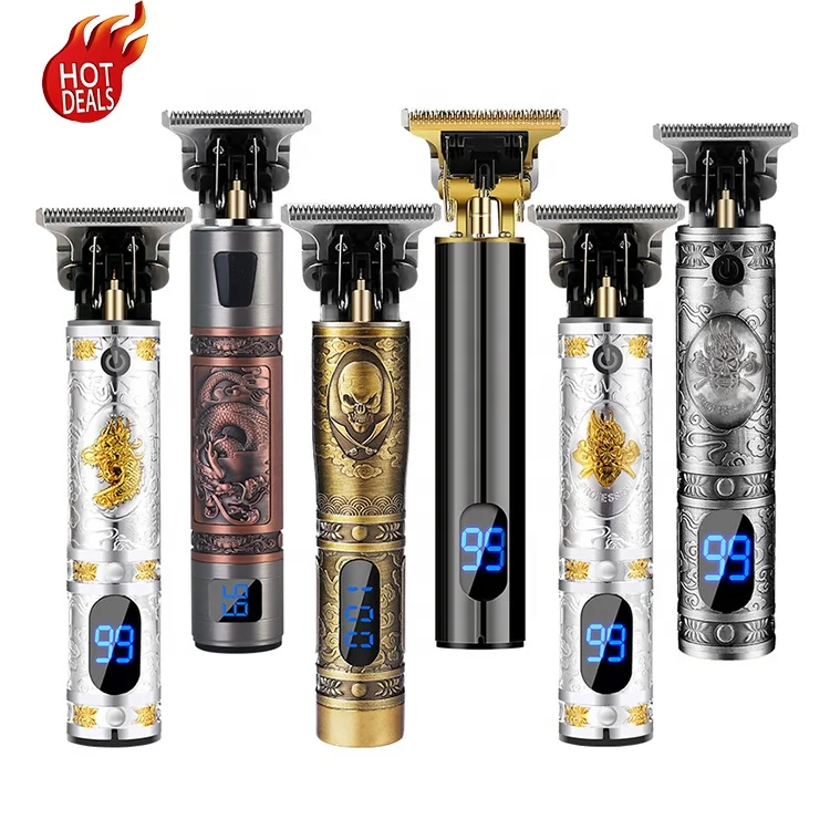 Multiple style Low noise adjustable Electric hair trimmer professional hair trimmers & clippers For Men