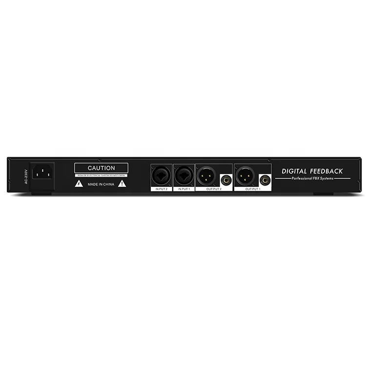 FBX220 Outdoor Stage dj Dual Channel Feedback Suppressor Professional Dsp Feedback Controller
