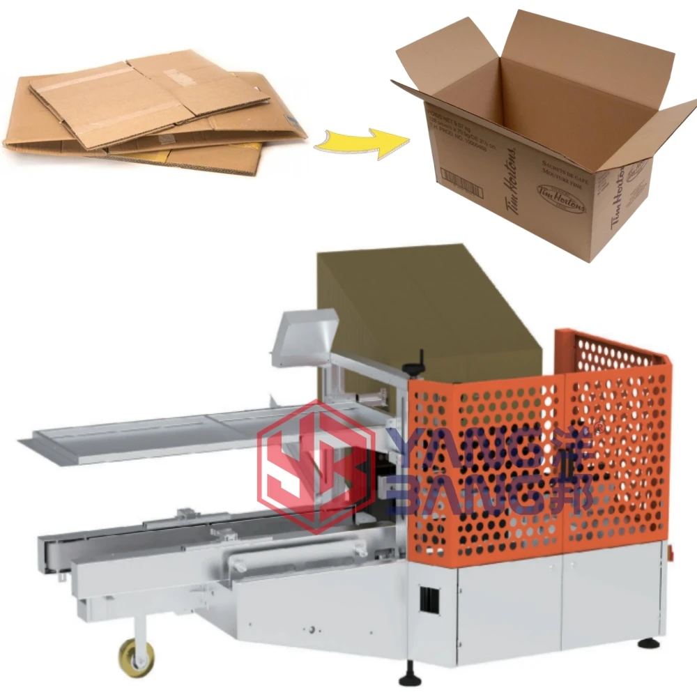 JB-KX500 Fully Automatic Carton Box Packing Machine / Making Unpacking Machine