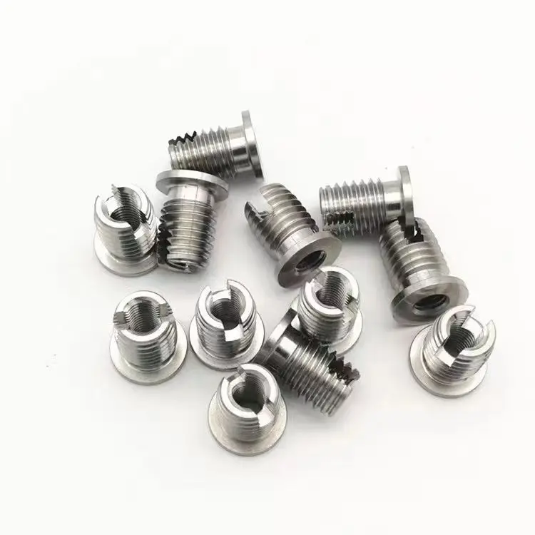 Stainless Steel Imperial Inner Thread Customized 302h Type Self Tapping Threaded Inserts New Energy Vehicle Accessories