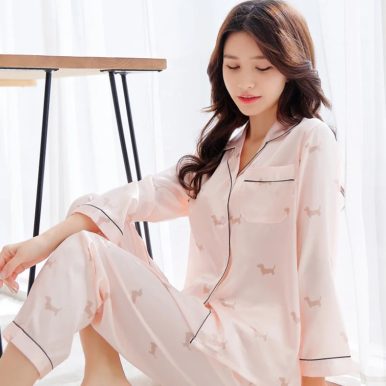 Free size elastic Waist women animal cartoon pyjamas fashion cartoon pyjama set hot sale online