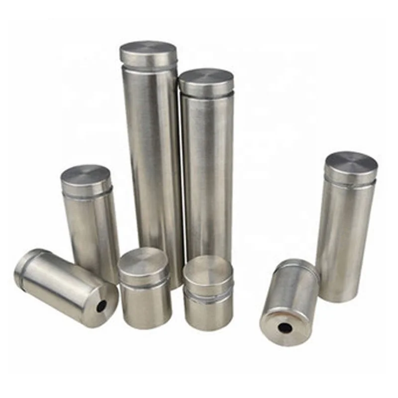 Factory Supply steel matte glass railing standoff acrylic standoffs edge grip standoffs M3 M4 M5 M6 M8 M10 M12