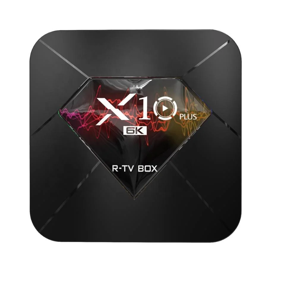 Allwinner H6 R-TV BOX X10 PLUS 4 ГБ ОЗУ android 9,0 четырехъядерный процессор поддержка 6k tv box 64 Гб ROM Smart tv box