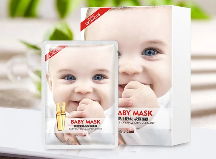 Wholesale OEM Private Label Natural Moisturizing Soothing Whitening Anti Aging Silk Mask Face Sheet Mask For The Face