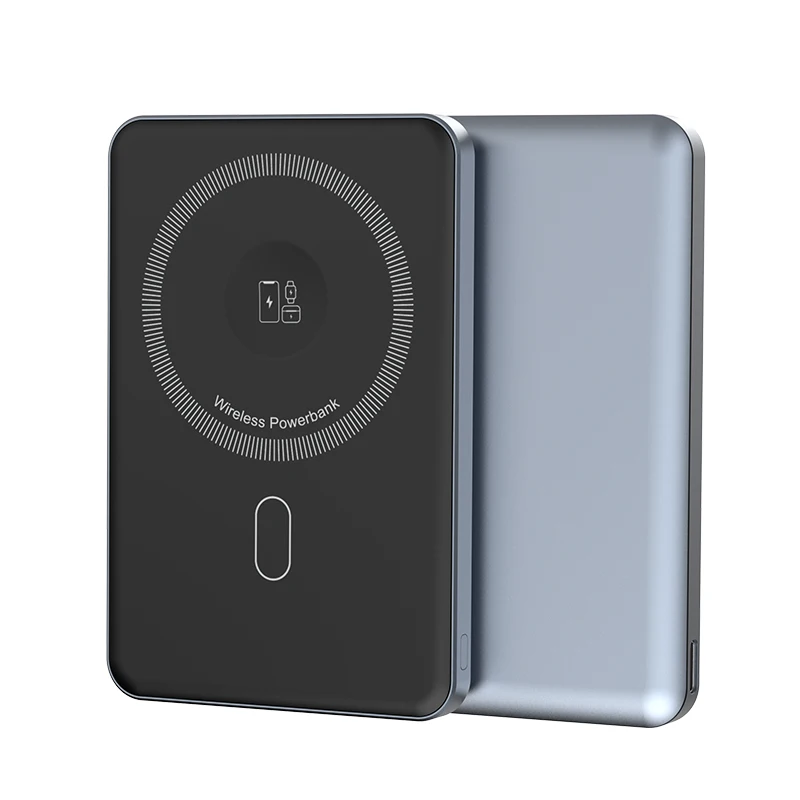 OEM/ODM High Quality Portable Magnetic Mini 5000mAh Power Bank15W Wireless 20W PD Quick Charger Powerbank
