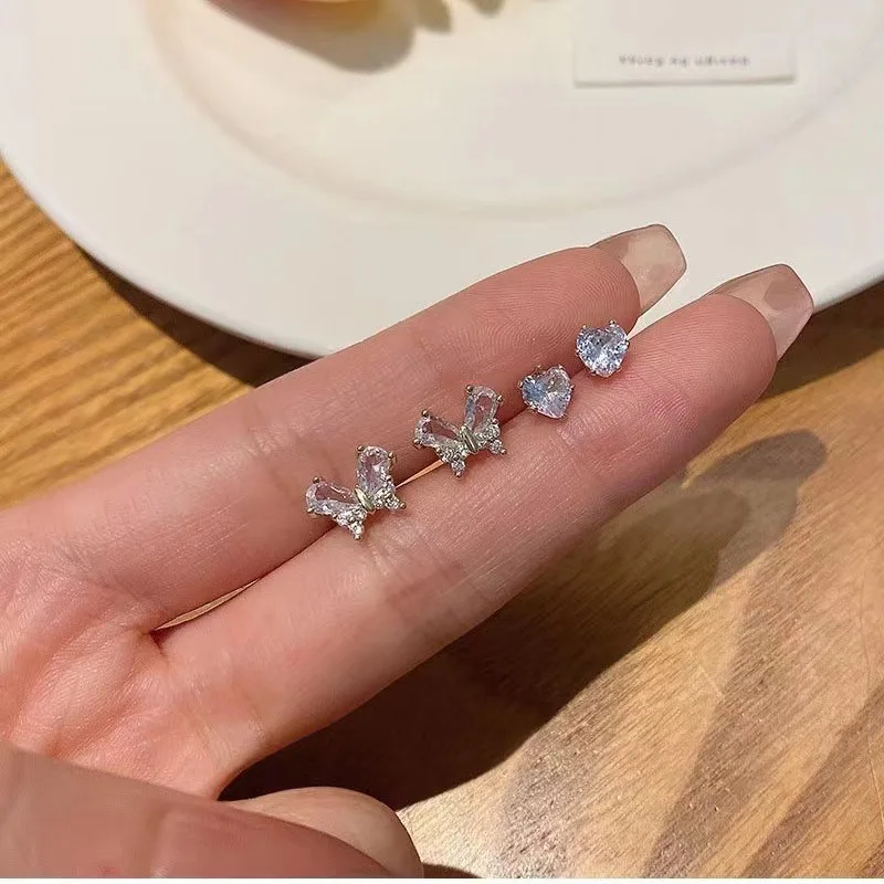 Popular Countries Lip Decoration Piercing Ear Internal Thread Lip Piercing Butterfly Shaped Lip Nails