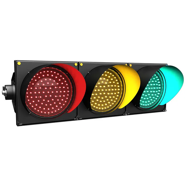 ZGSM semaforo led 100mm 200mm 300mm full ball traffic signal heads for road traffic lights