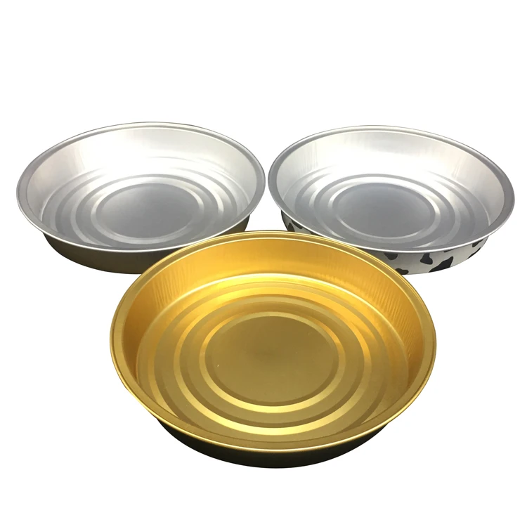 
6' Round Disposable Small Aluminum Foil Tart/ Pie Tin Foil Pans For Baking, Cooking, Storage & Reheating 