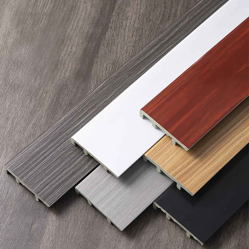 PVC Wall Base Waterproof kick plate Flooring Accessories Plastic Foam Base Board