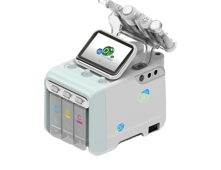 Supply 6 In 1 H2O2 Water Oxygen Jet Peel Hydra skin Cleaning Hydra Dermabrasion facial Machine Microdermabrasion Aqua Peeling