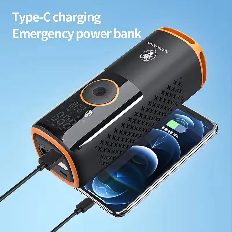 Portable Mini Cordless Tyre Air Compressor 150 PSI Cordless 12V ABS Electric Handheld Car Tire Inflator