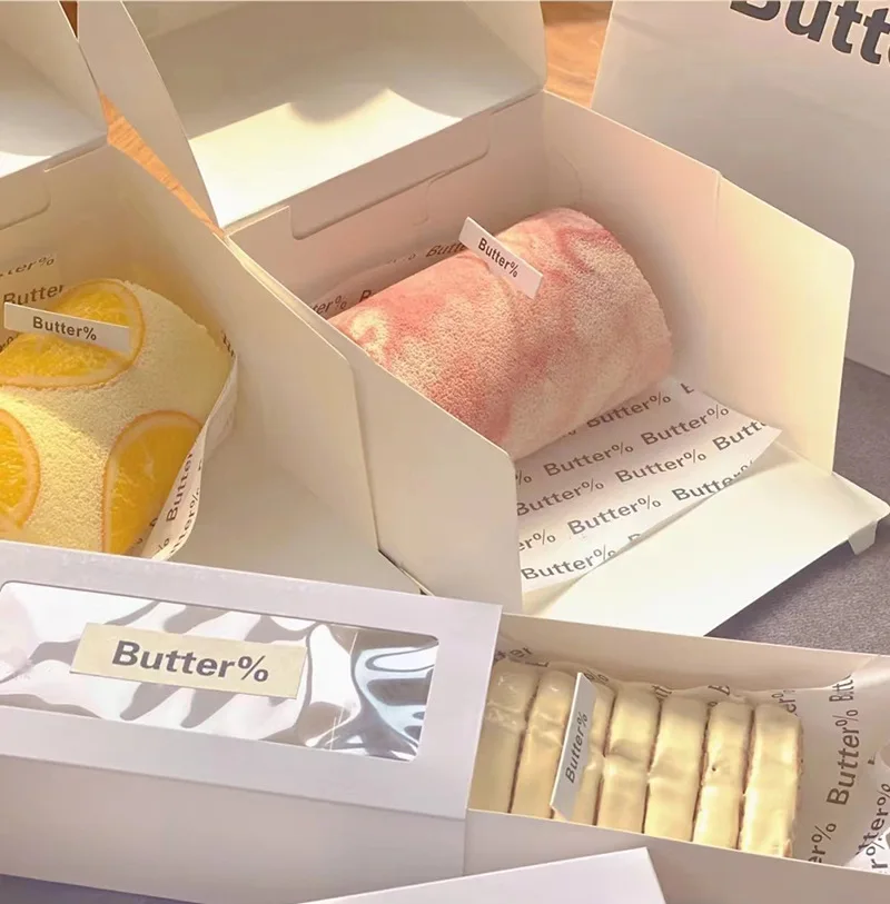 Roll Cake Slice Box Wholesale Mini Paper Swiss Portable Birthday Party Cupcake Packaging Wedding Cake Boxes Sri Lanka Paperboard