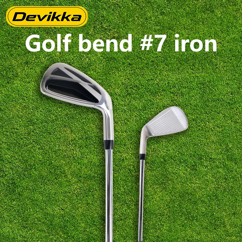 Devikka Factory custom silver forged golf #7 iron training club golf iron club prevent elbow bend