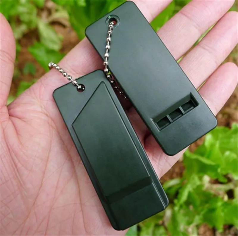  Outdoor Soccer Baseball Referee Whistle Camp Hike Rescue Survive Signa Emergent Sport