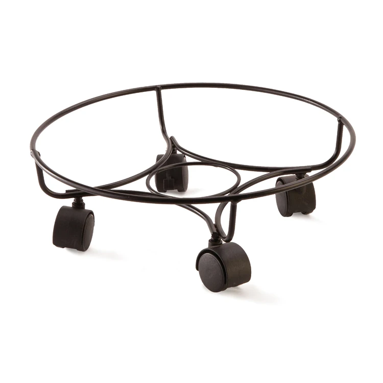 
33cm Heavy Duty Plant Caddy metal plant stand flower pot display pots holder planter rack Garden patio ourdoor indoor 