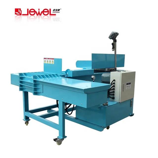 5kg bale weight-fixed mops Baler machine Horizontal Fixed Weight Textiles Baling Press Hydraulic Rag Baler Machine