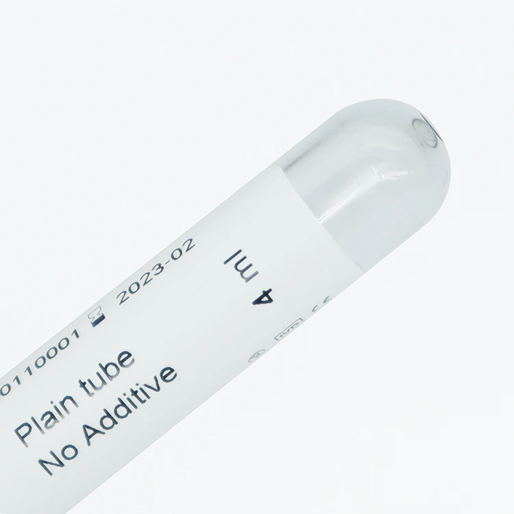 Factory supply pet red no additive vacuum blood collection tube test 9ml for medical