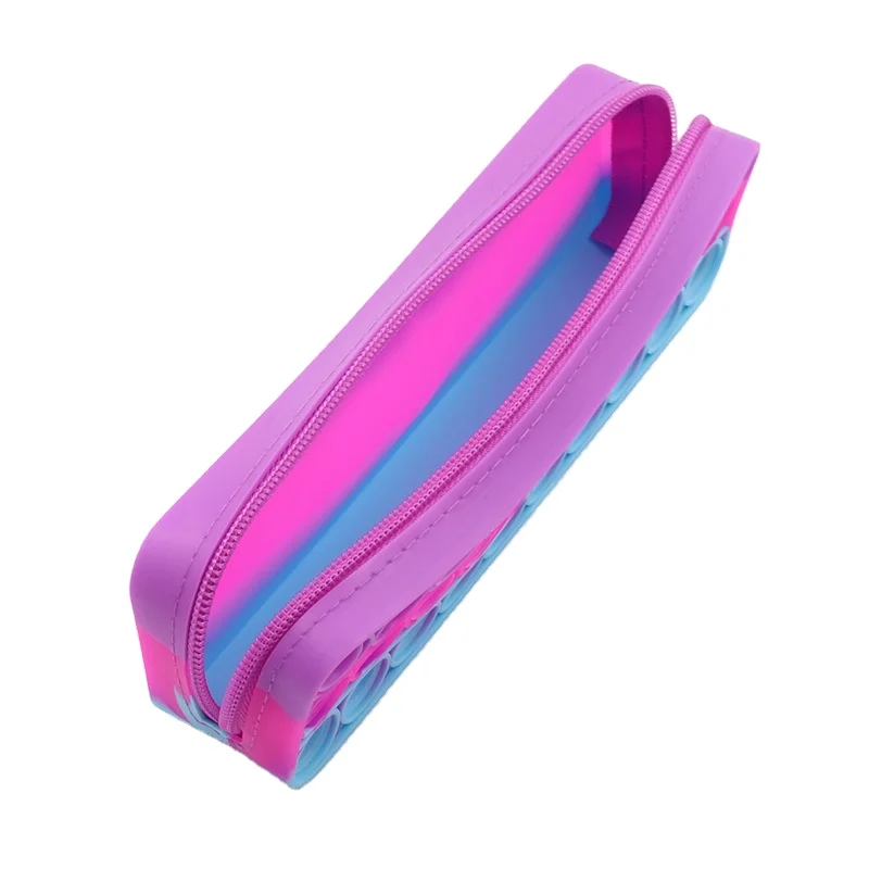 Factory Custom Pencil Case Cute Pencil Case Silicone Fidget Pencil Case
