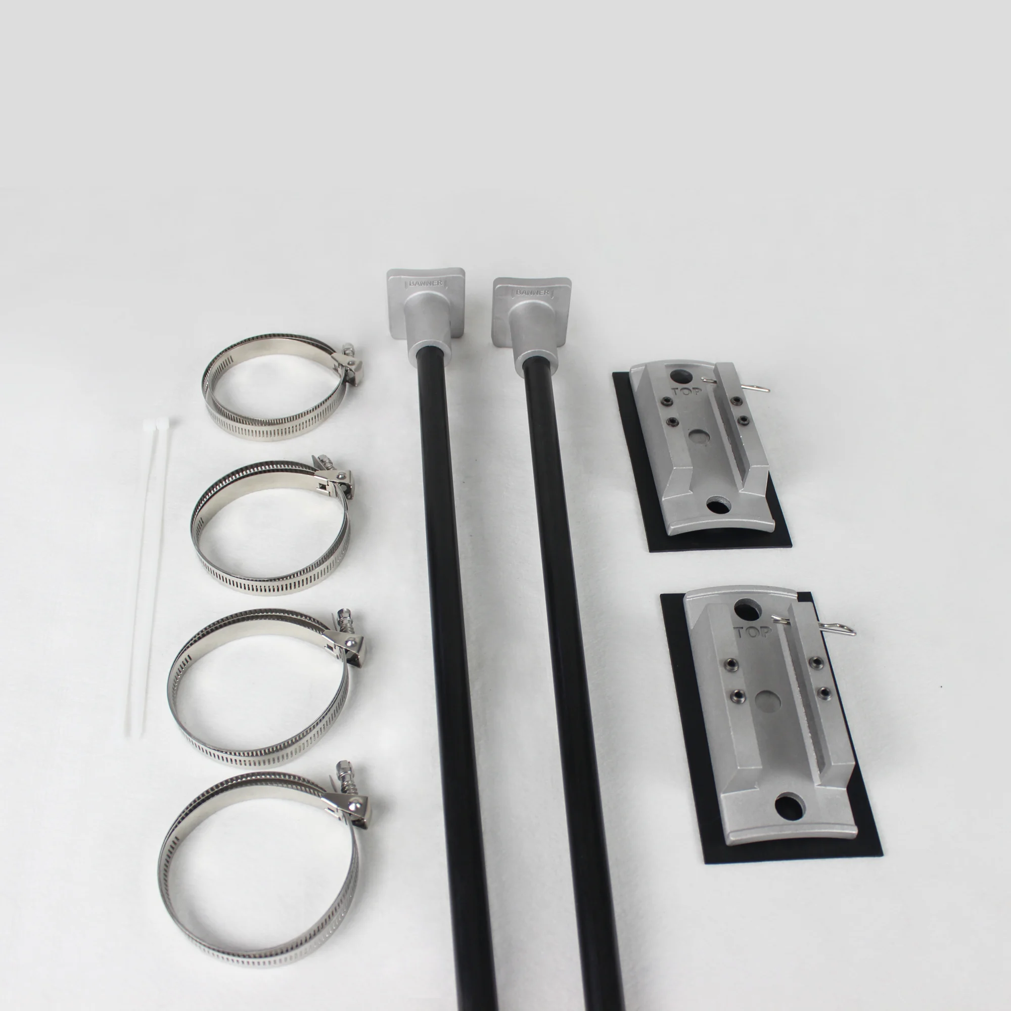 outdoor adjustable lamppost commercial flag holder