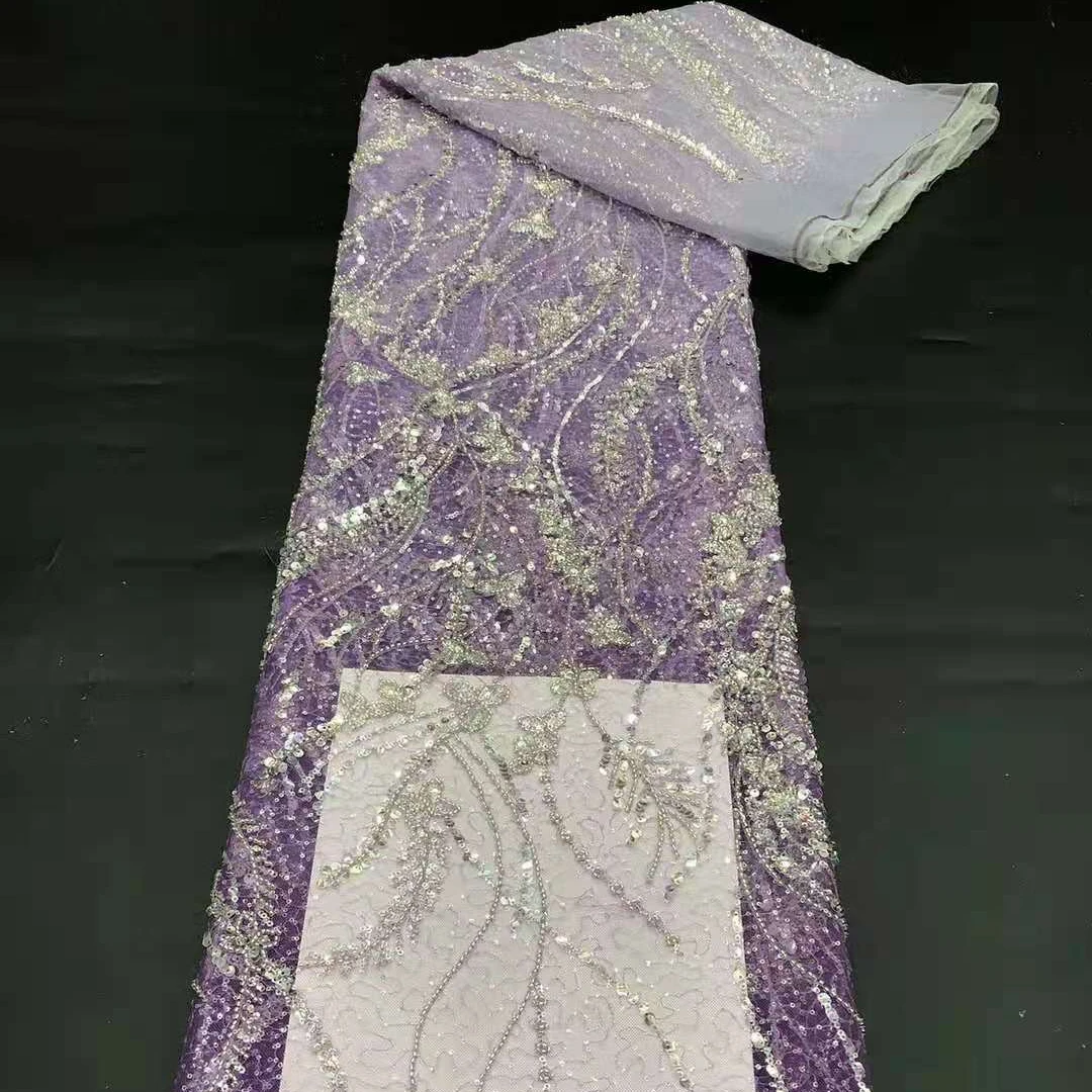 Вышитая ткань с тюлевыми сетчатыми бусинами 3D цветок Нет MOQ много цветов новая модель хорошего качества для платья