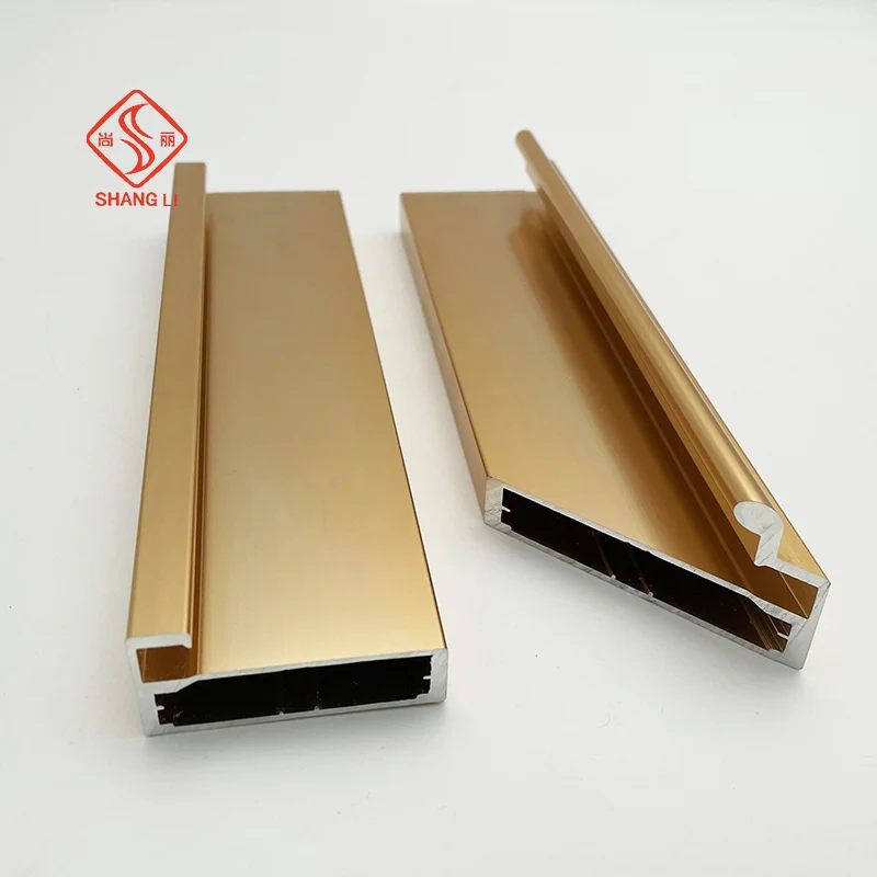 Customized Powder Polishing Color Anodizing Furniture Kitchen Cabinet Aluminium Profile Frame