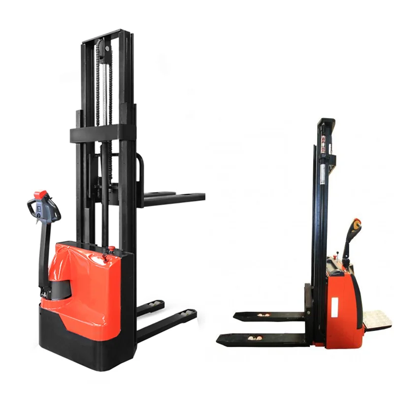 Все электрические walkie вилочный погрузчик 1-4 тонн Штабелер Электрический штабелер