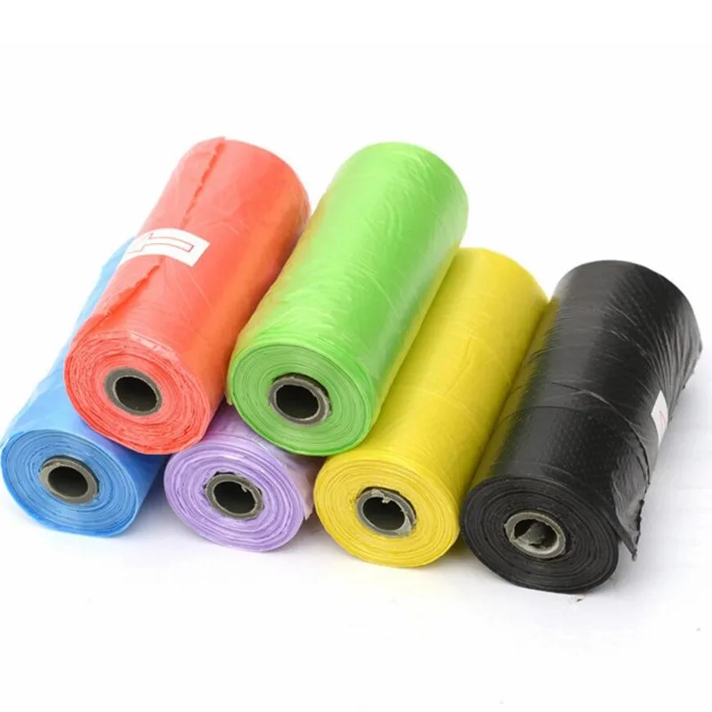 
Eco Friendly Garbage Trash Heavy Duty Carrier Plastic Bag Bags Roll Packing Plastic t-shirt bag wholesale On Roll 