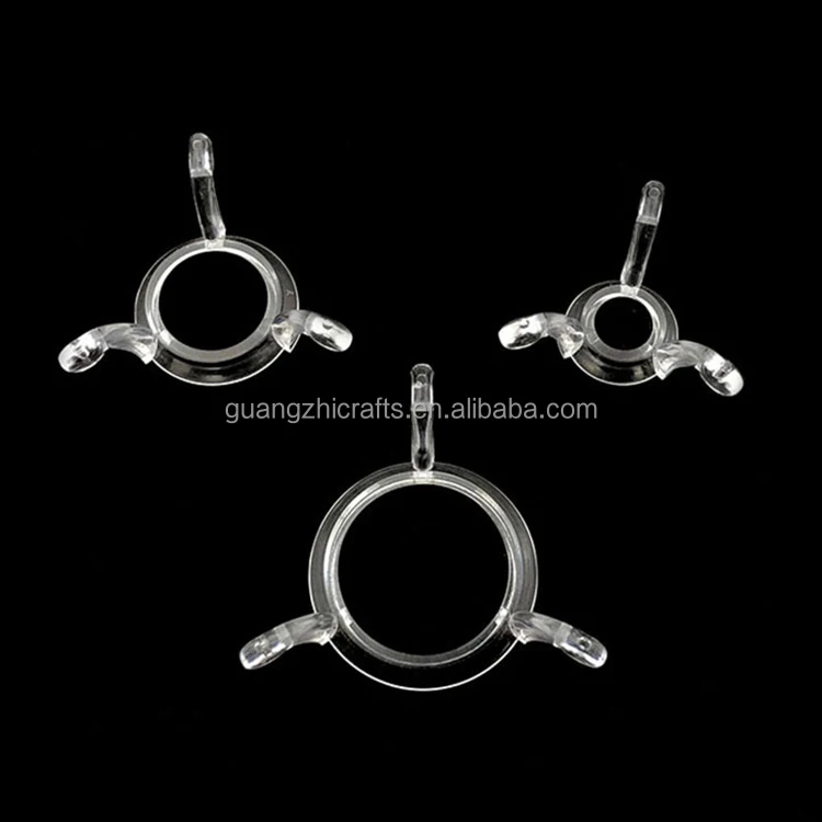 3 Sizes Acrylic Ball Holder Crystal Acrylic Sphere Display Stand Clear Acrylic Ball Display Base