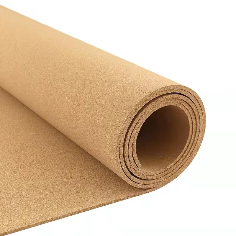 Оптовая продажа, пробковая доска для объявлений 1 мм, Экологически чистая, высокая плотность, натуральная пробковая упаковка в рулоне