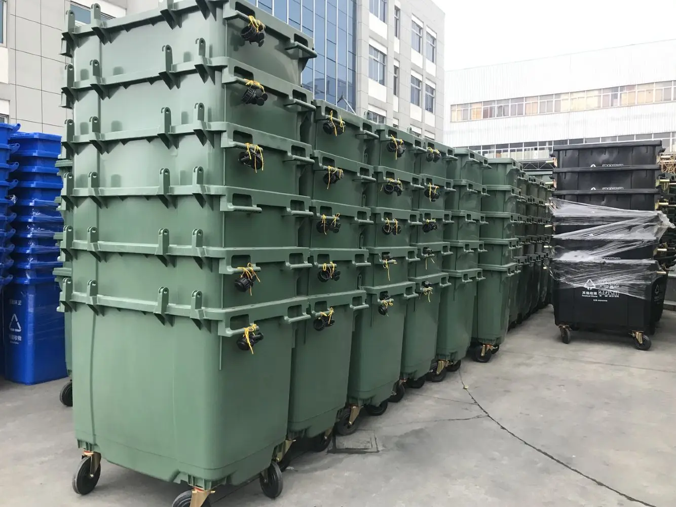 660L огромный размеры соответствуют стандартным; 660 л на открытом воздухе/уличные Большие Чана для мусора мусорное