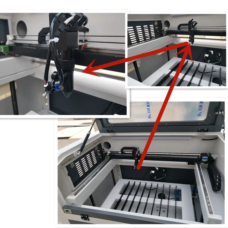Faith 4060 CO2 Cnc 40W 50W 80W Laser Cutting Engraving Machine Rubber Stamp Laser Engraving Machine Price