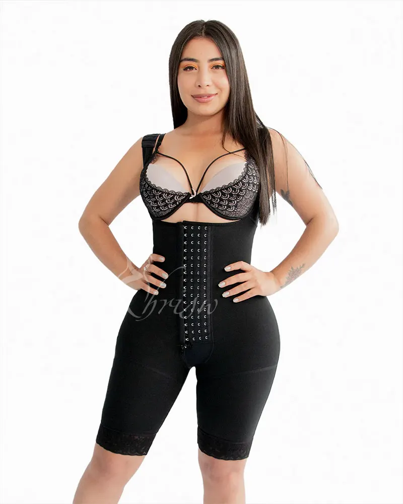 Luxury Free Breasts Jumpsuit High Compression Hourglass Slimming Girdle Faja Sculpting Shaper High Compression Corset Original