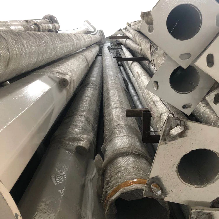 
3~12m steel hot dip galvanized street light poles price list 