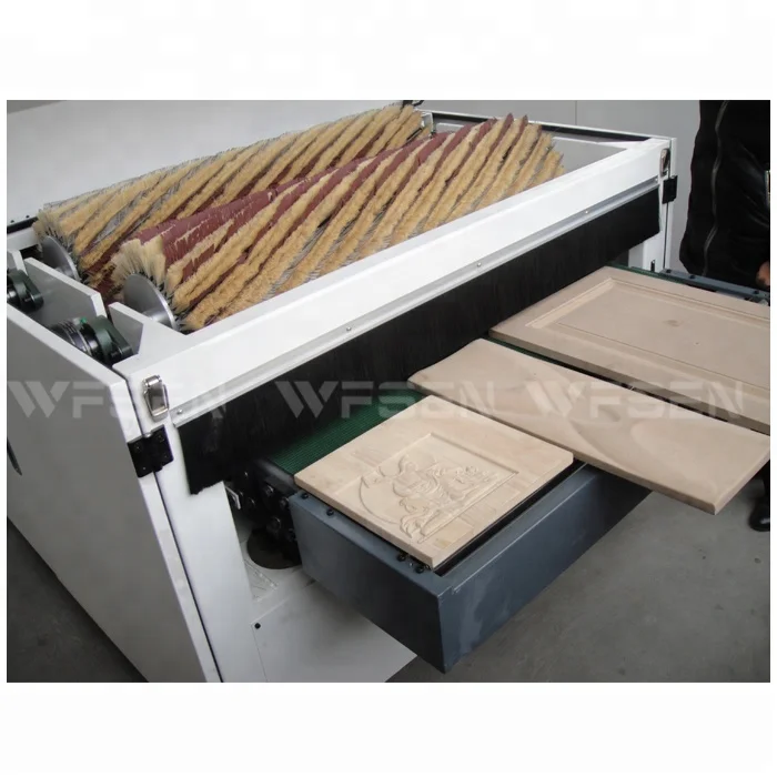 Heavy duty 400mm blue brush drum sander sanding polishing machine with ce