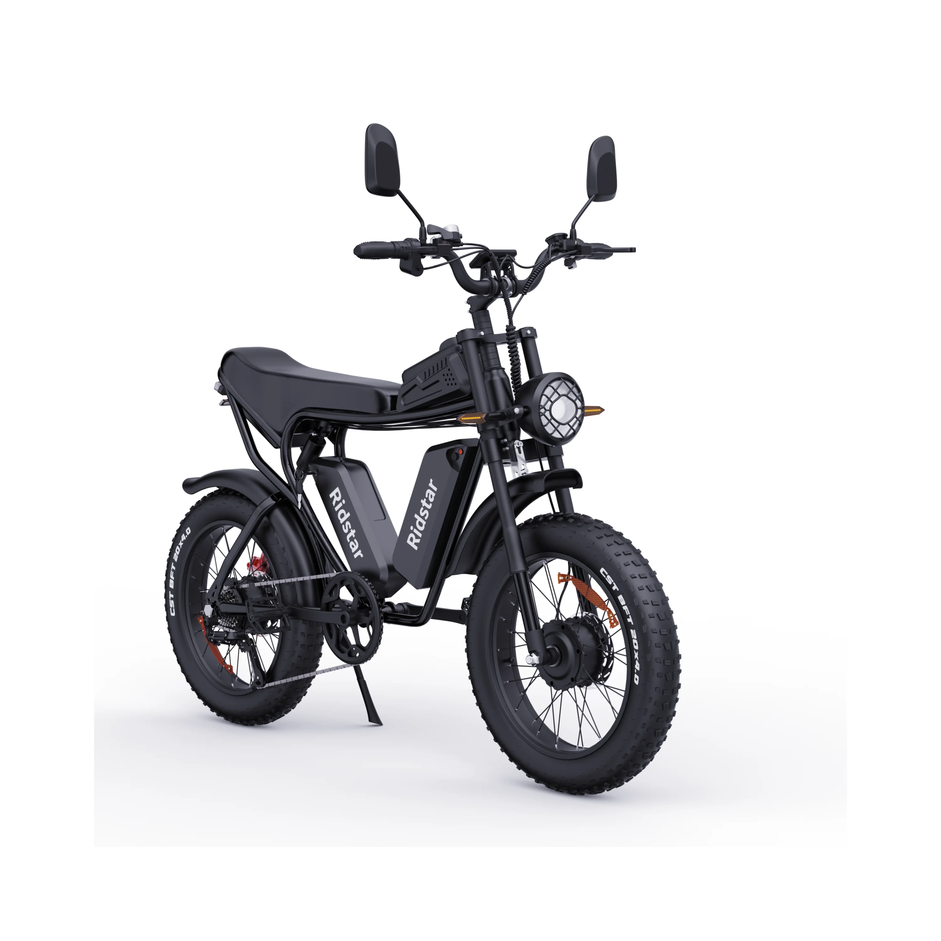 Dual Motor 2000w 52v 40ah max speed 60km/h electric bike 20*4.0 fat tire hydraulic dis brake electric bicycle Eu USA warehouse