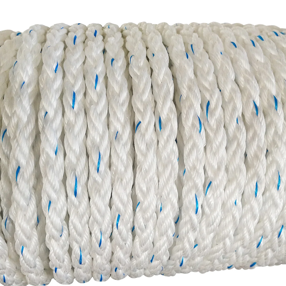 Polyester Nylon Polypropylene Fiber Braided Hawser Tail with cover eyes Mooring Line