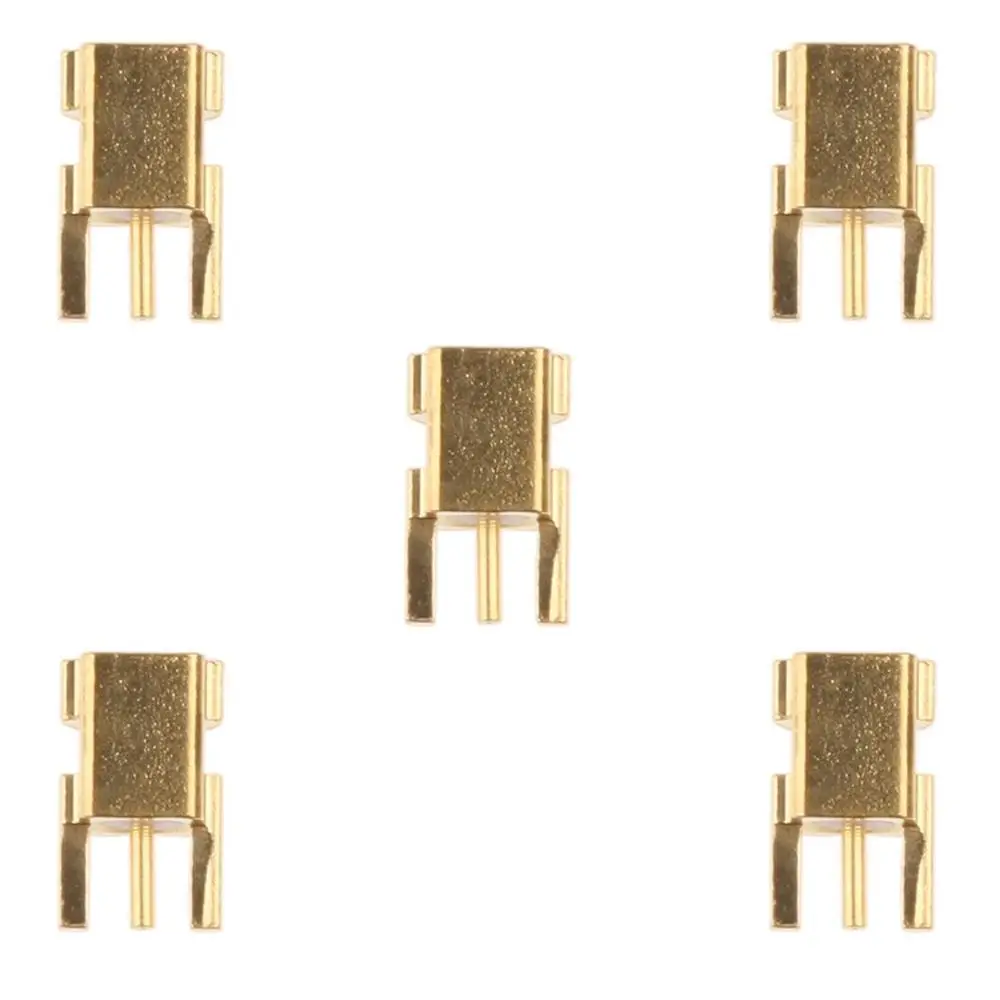 PCB Mount Right Angle Gold Plated MMCX Female Connector