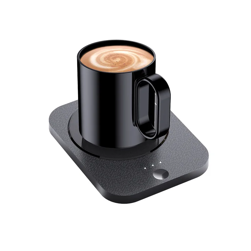 X1377 Heating electric mug coffee heater cup 55 degree ceramic smart mug warmer self heating electric mug coffee heater cup