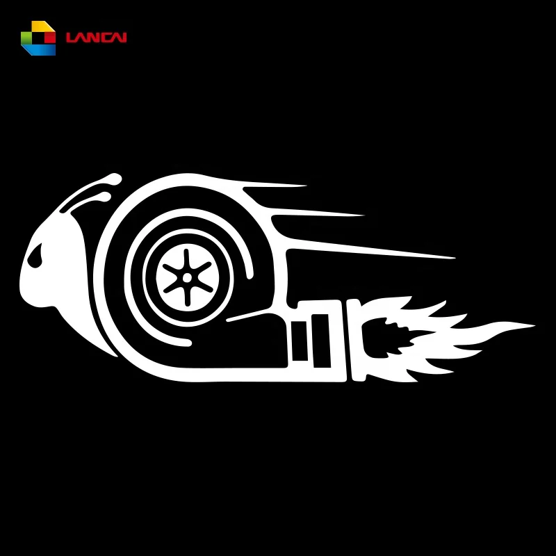 Styling stylish dub drift race turbo snail stickers for window door rear truck vinyl decals