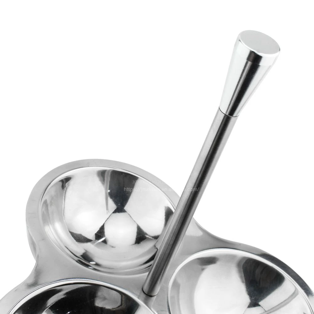 New Home Kitchen Stainless Steel Sugar Bowl Set Clear Sugar Canister With Handle Serving Sugar Dispense