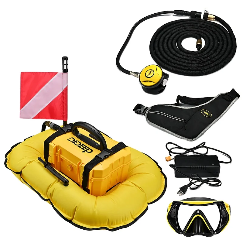 DIDEEP Portable small diving equipment air compressor breathing machine